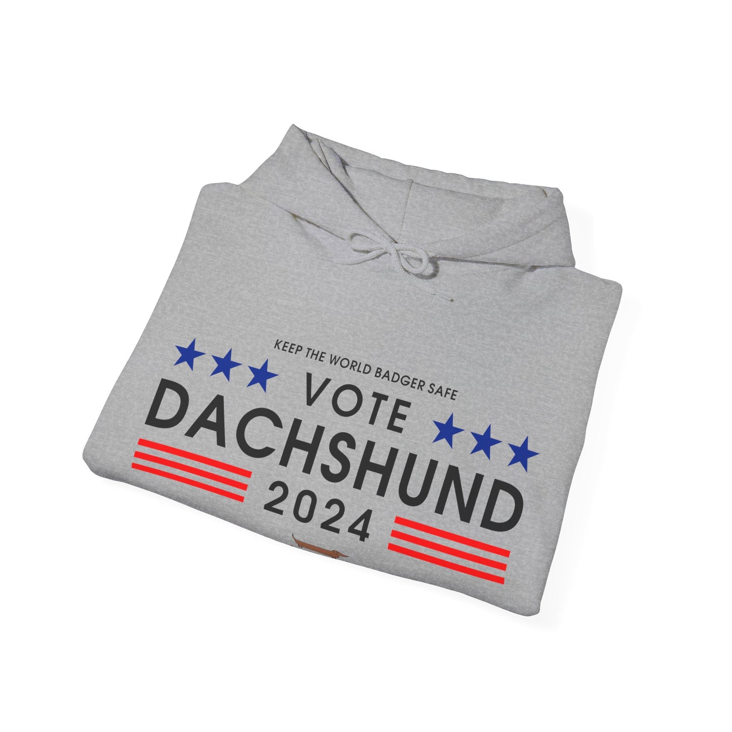 Vote Dachshund Hoodie Sweatshirt