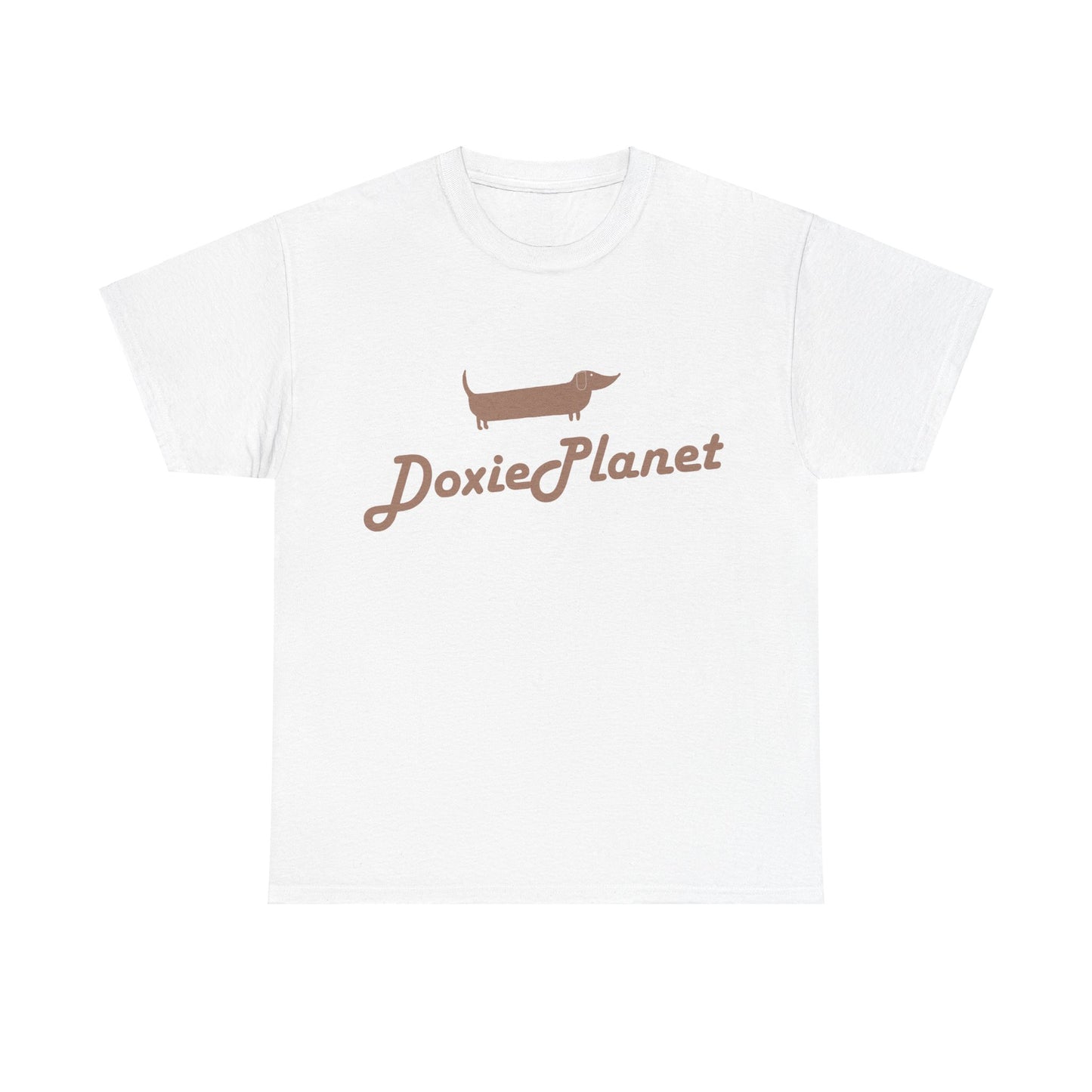 Doxie Planet Fancy Script T-Shirt
